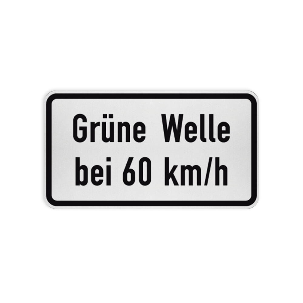 VZ 1012-34 Grüne Welle bei … km/h