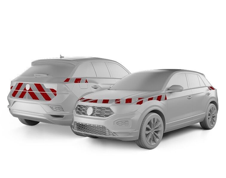 VW T-Roc Warnmarkierung 2017 - 2021