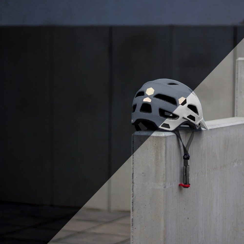 Reflexsticker Light Waben erhöhen Sichtbarkeit auf Fahrradhelm bei Nacht
