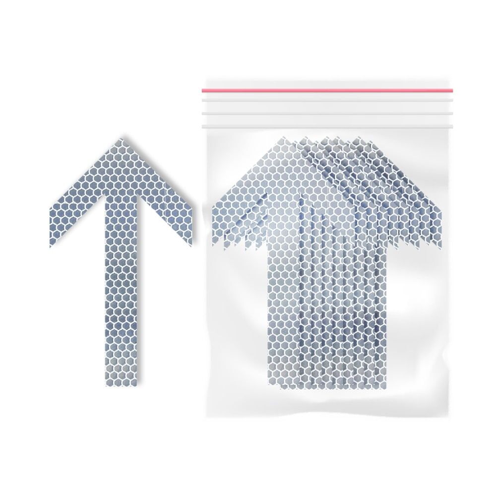 Selbstklebender Richtungspfeil, Set im Beutel, RA2