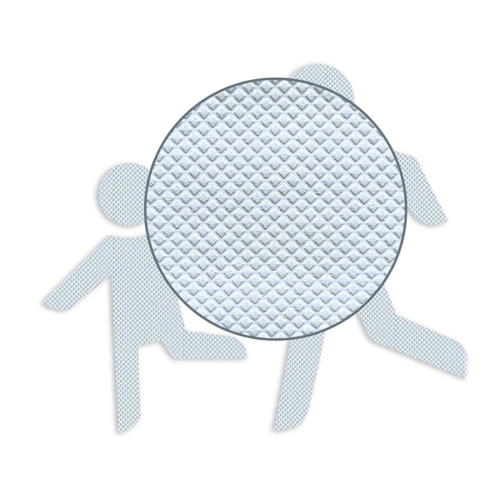 Vergrößerter Ausschnitt verdeutlicht Oberflächenstruktur