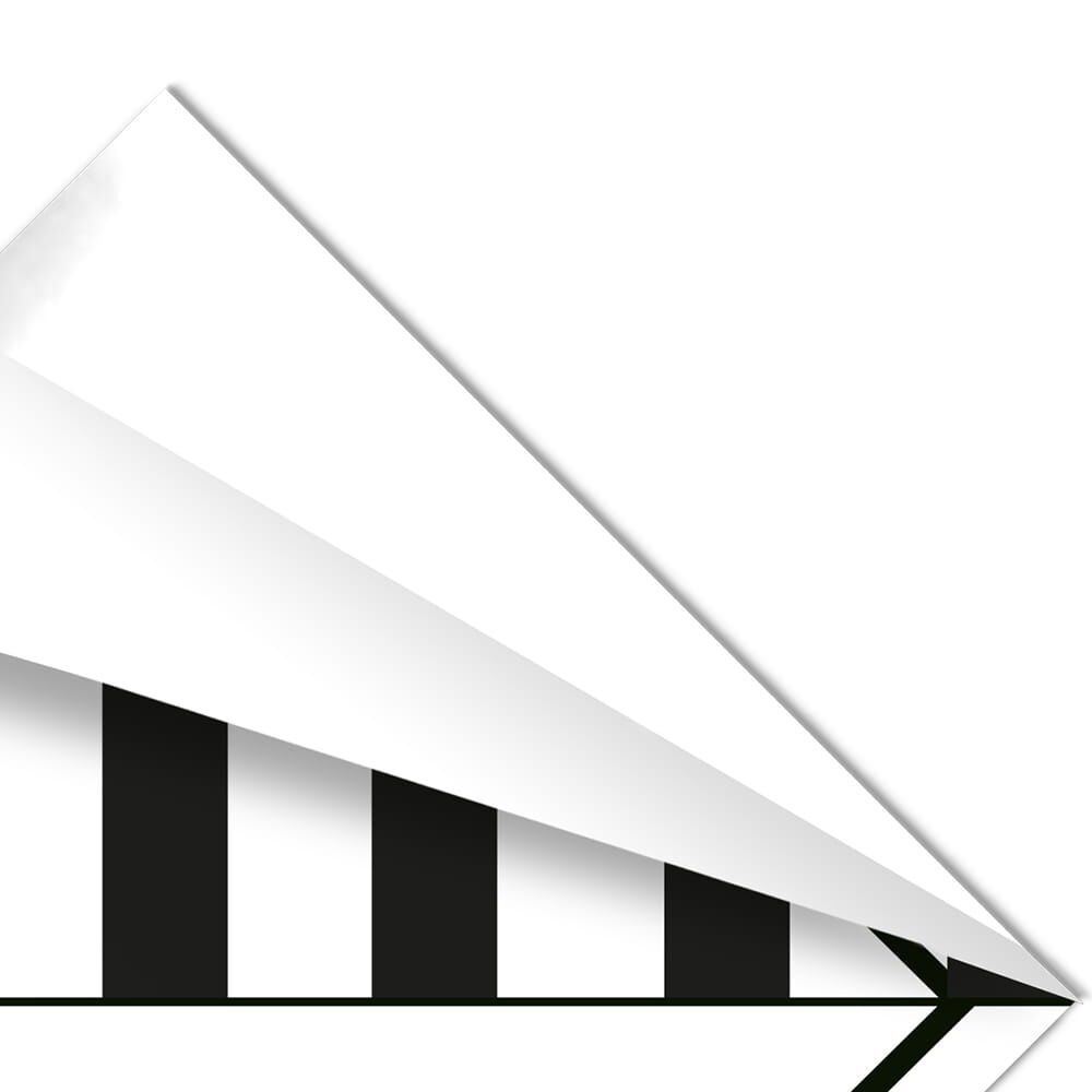 Detailfoto: abziehbare Klebeschicht des Gefahrgutzettels 9