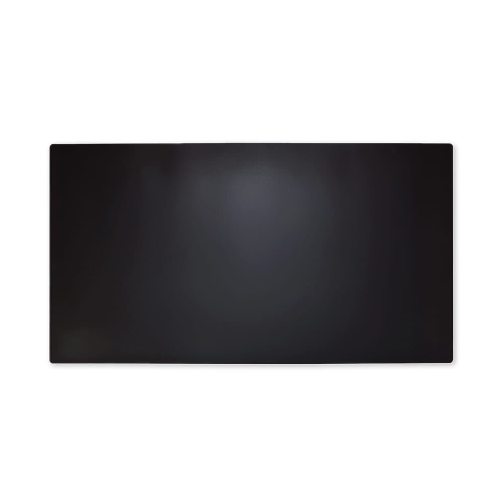 Rückseite des Schwertransportschilds mit schwarzer magnetischer Rückseite