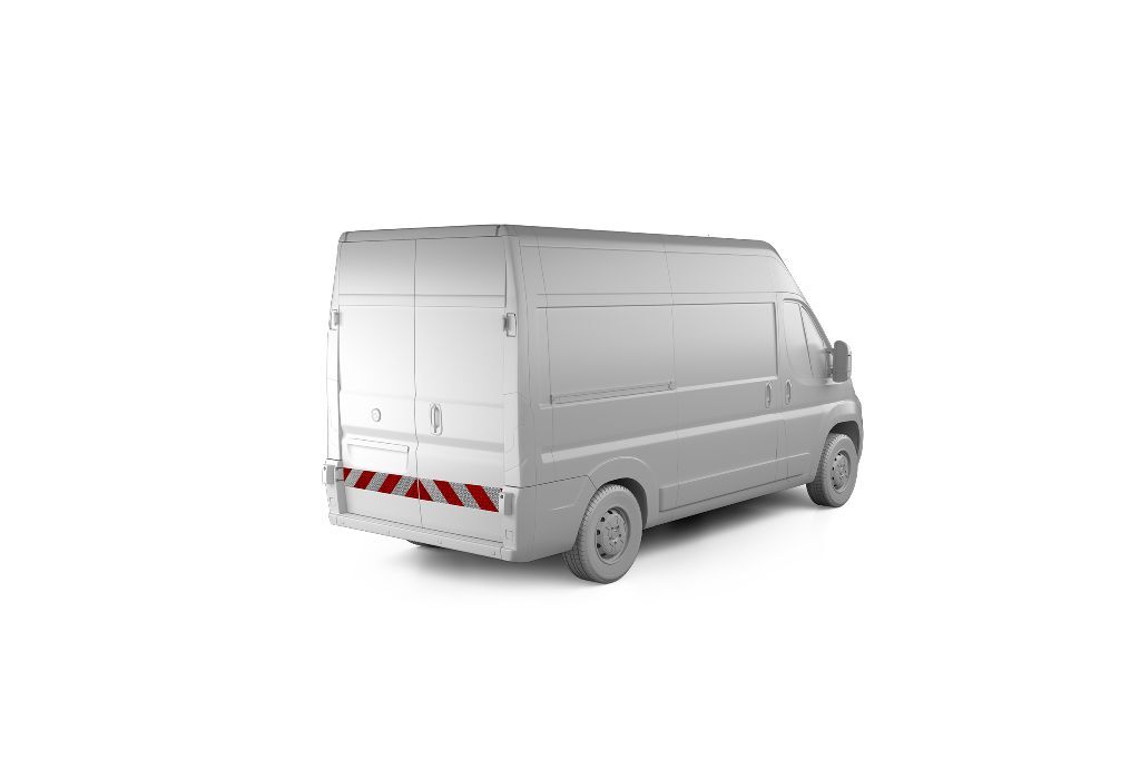 Fiat Ducato 250 mit Heckwarnmarkierung, Baujahr 2014