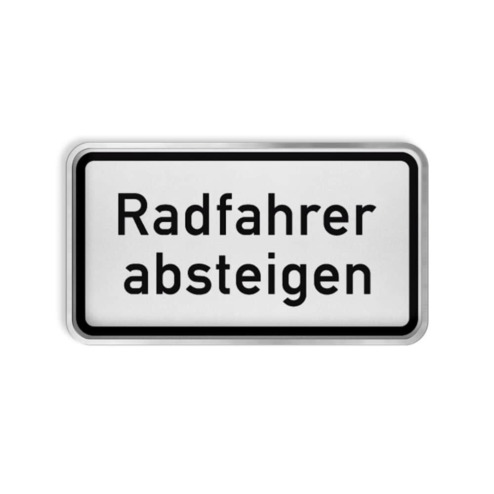 VZ 1012-32 Radfahrer absteigen