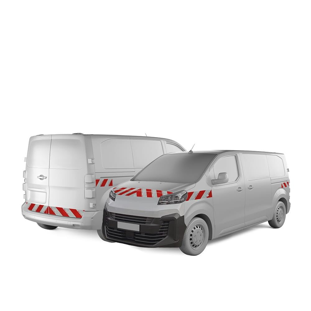 Toyota Proace Duty mit Komplettwarnmarkierungssatz, Baujahr 2024