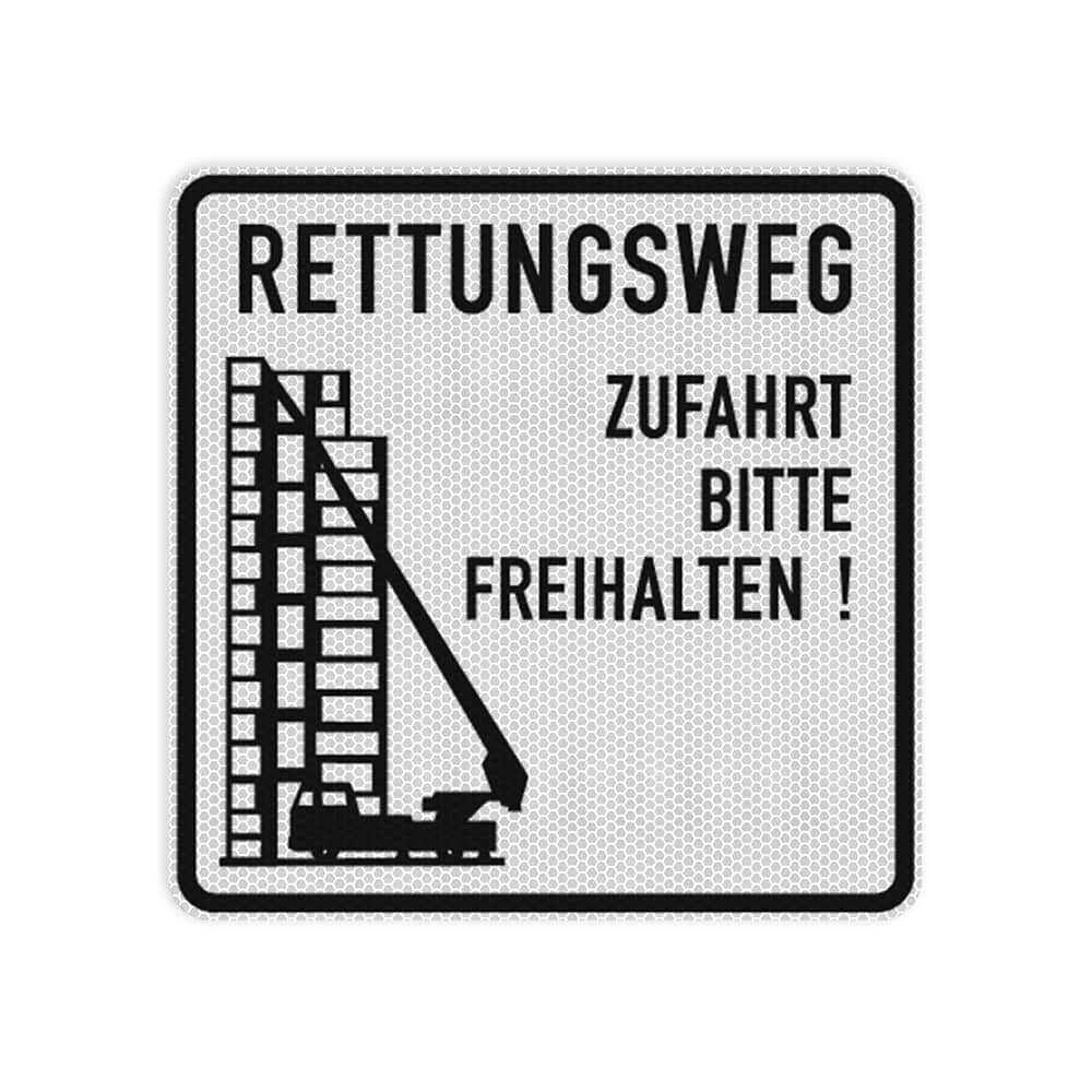VZ 2441 RETTUNGSWEG Zufahrt bitte freihalten! VZ 2441 RETTUNGSWEG Zufahrt bitte freihalten!