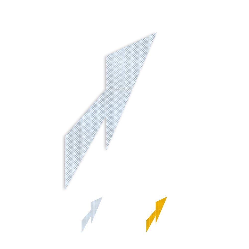 3M Stamark Vorankündingungspfeil rechts, erhältlich in weiß und gelb