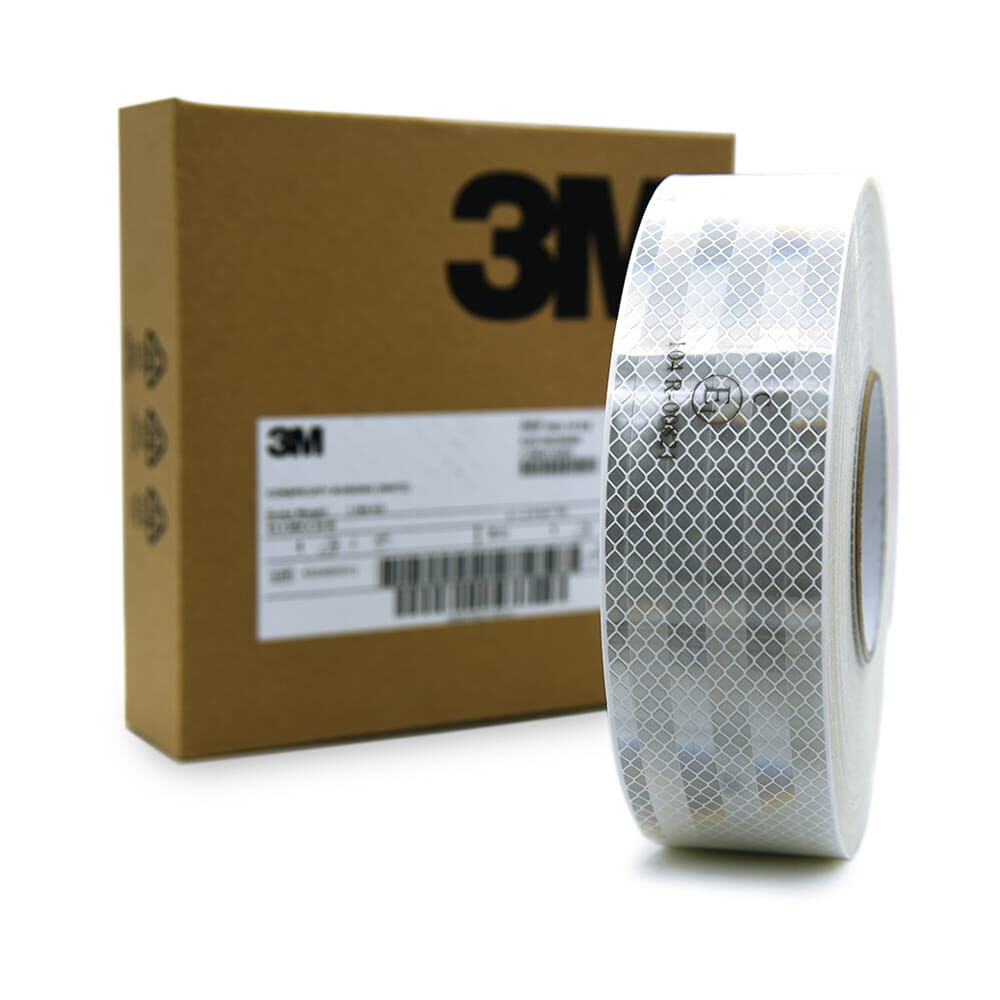Weiße 3M 983 Rolle 50 m vor Original-3M Kartonverpackung
