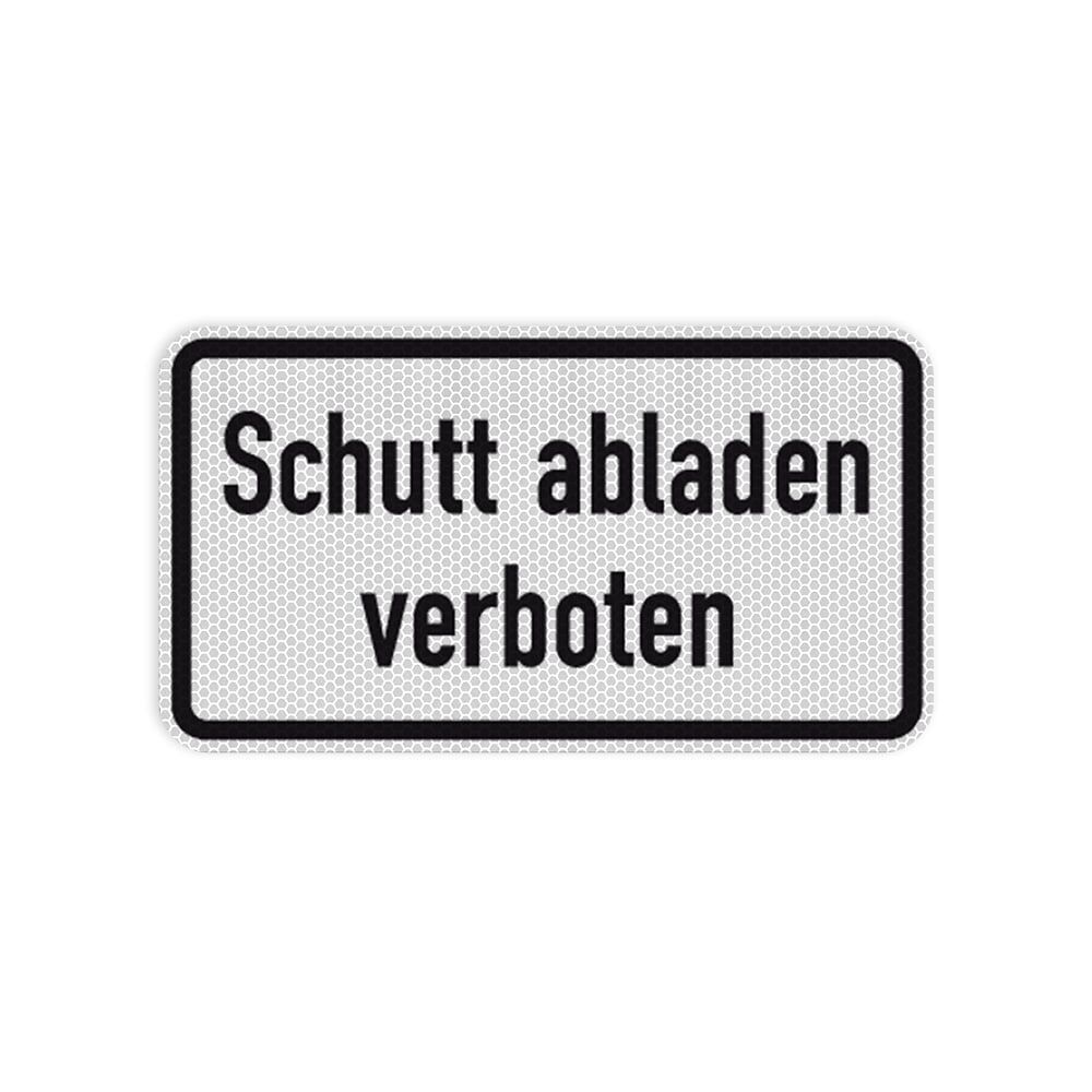 VZ 2501 Schutt abladen verboten
