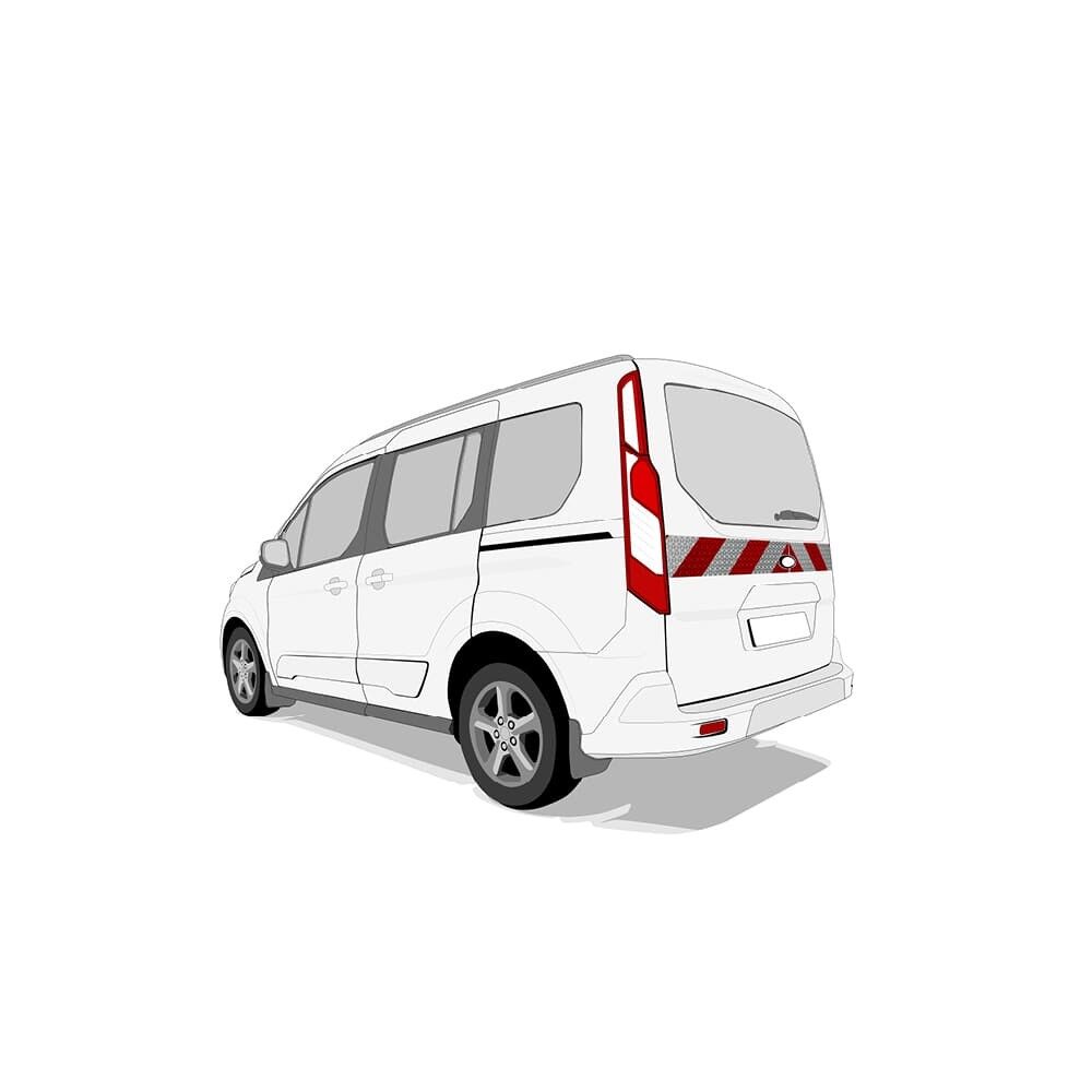 Ford Tourneo Connect mit Heckwarnmarkierung, Baujahr 2018