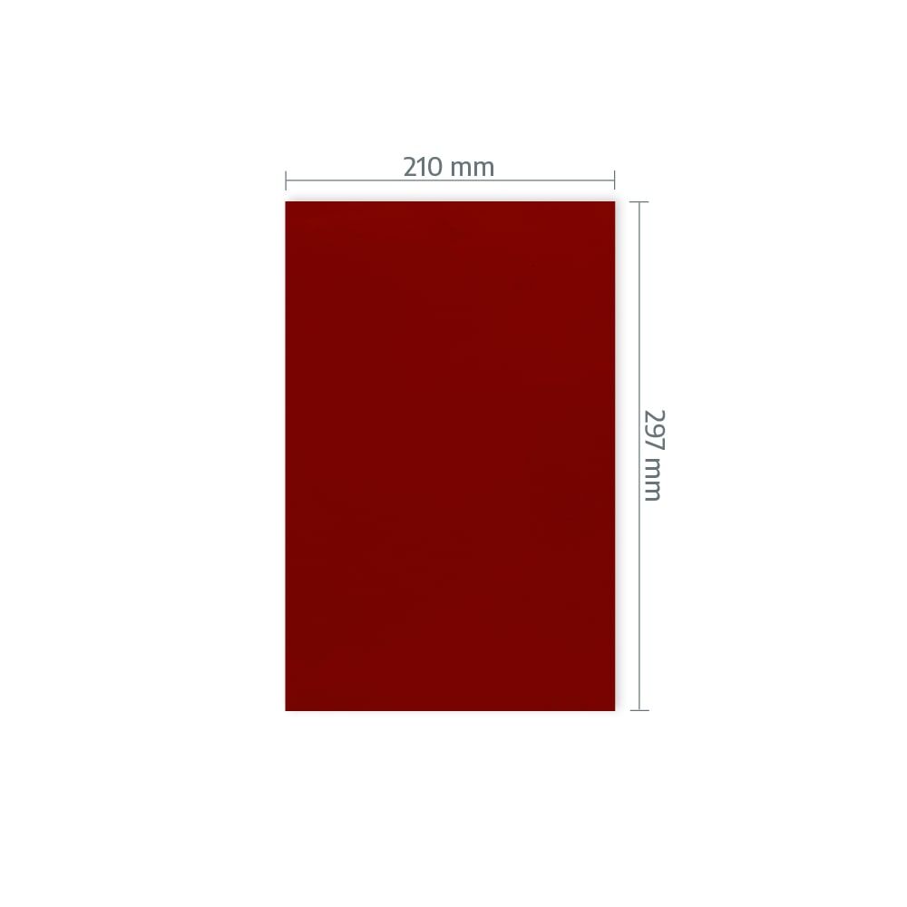 A4-Zuschnitt 3M 580E mit Maßangabe 210 × 297 mm