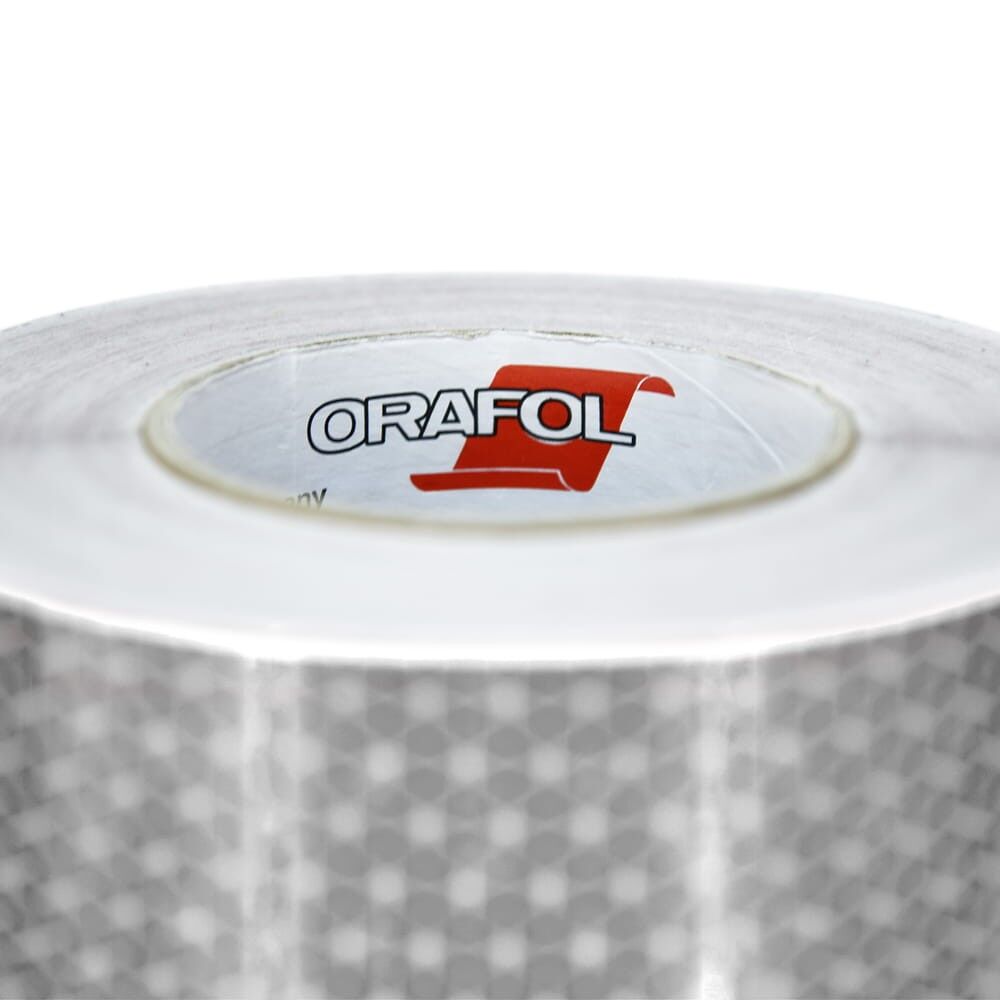Detailbild des Rollenkerns mit Orafol Logo