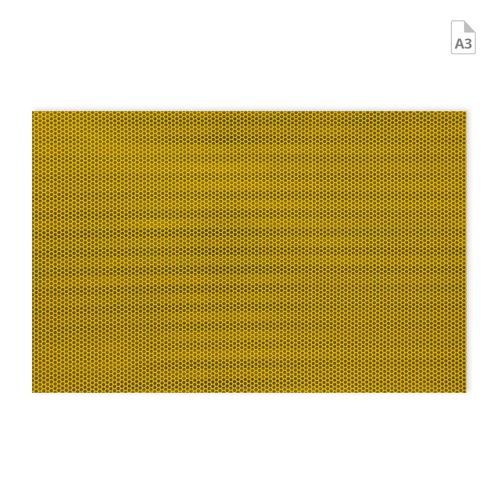 Zuschnitt 3M Reflexfolie 823i DIN A3 gelb