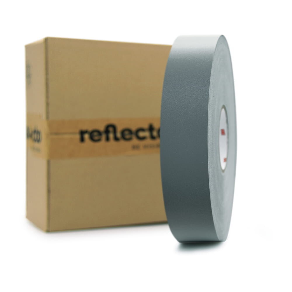 100 m Rolle 3M Scotchlite 8910, silber, vor reflecto-Kartonverpackung. Rollenbreite 25,4 mm
