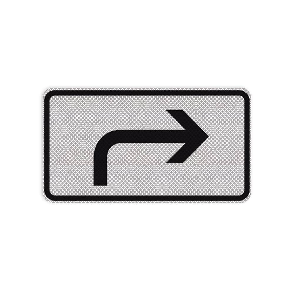 VZ 1000-21 Richtung der Gefahrstelle, rechtsweisend VZ 1000-21 Richtung der Gefahrstelle, rechtsweisend