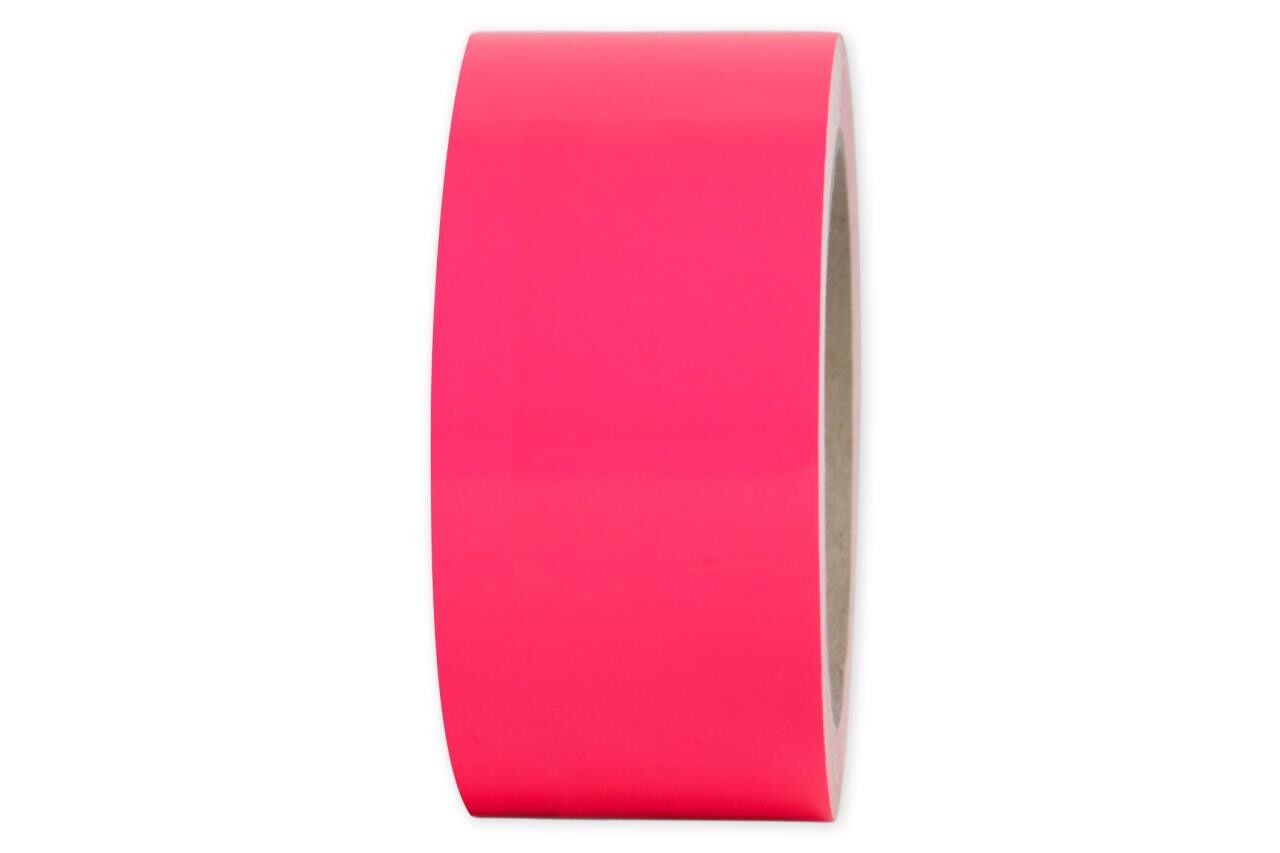 75 mm Fluorband-Rolle Orafol ORACAL 7510 pink, Seitenansicht