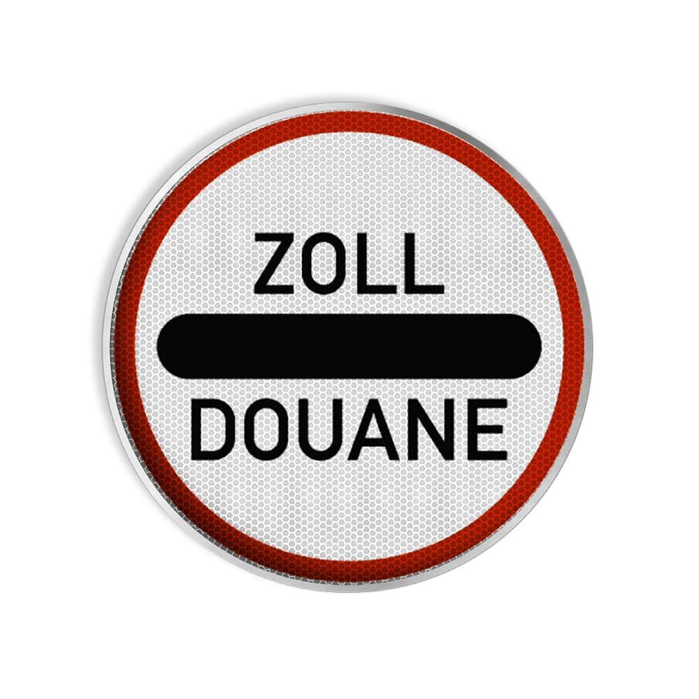 VZ 392 Zollstelle RA 2 Ø 750 mm Alform