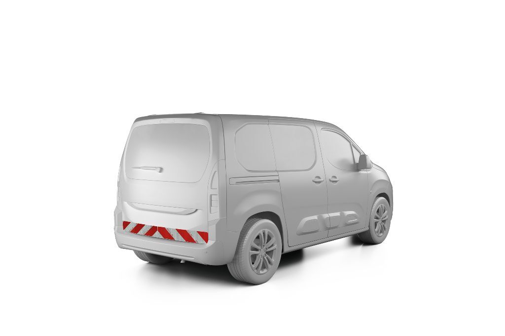 Citroen Berlingo in Variante L1 und Heckklappe mit Heckmarkierung, Baujahr 2024