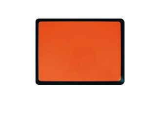 Das Bild zeigt ein einfaches oranges Rechteck mit schwarzem Rahmen, eine ADR-Tafel