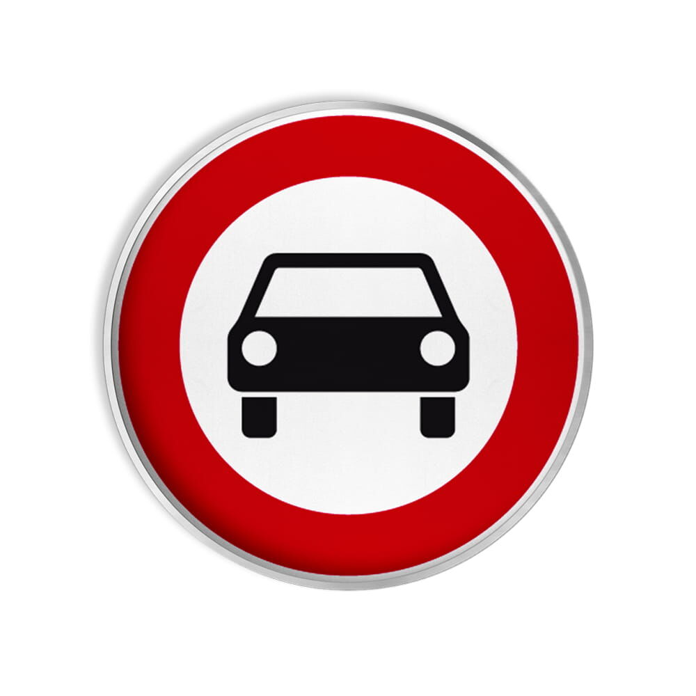 VZ 251 Verbot für Kraftwagen