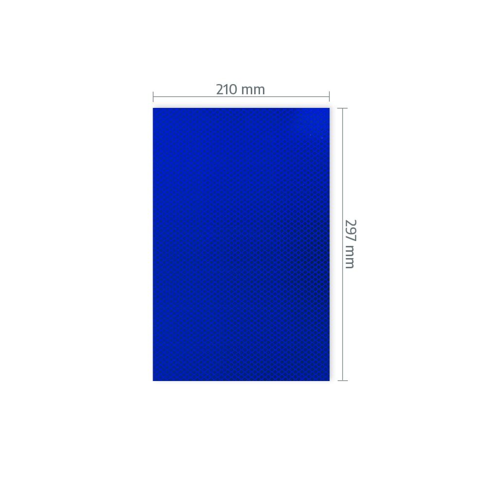 A4-Zuschnitt 3M 4090 mit Maßangabe 210 × 297 mm