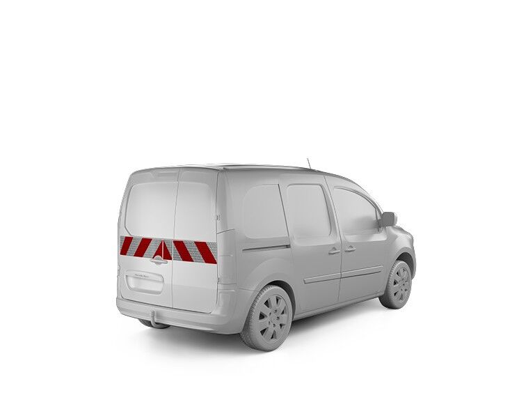 Mercedes Citan W 415 mit Heckwarnmarkierung, Baujahr 2015