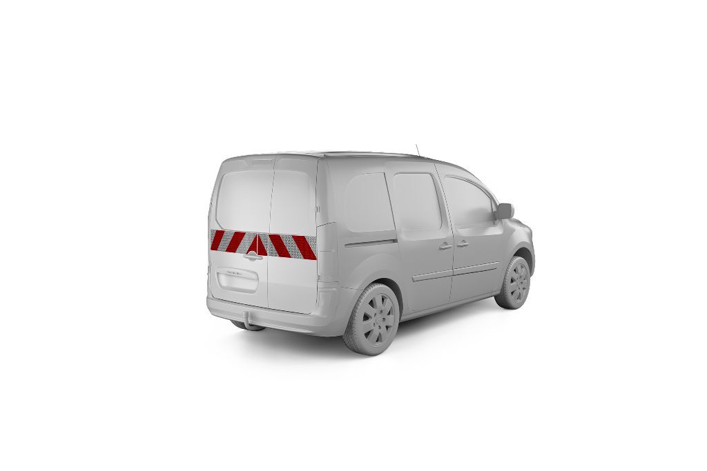 Mercedes Citan W 415 mit Heckwarnmarkierung, Baujahr 2015