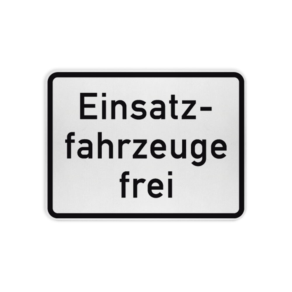 VZ 1026-33 Einsatzfahrzeuge frei VZ 1026-33 Einsatzfahrzeuge frei