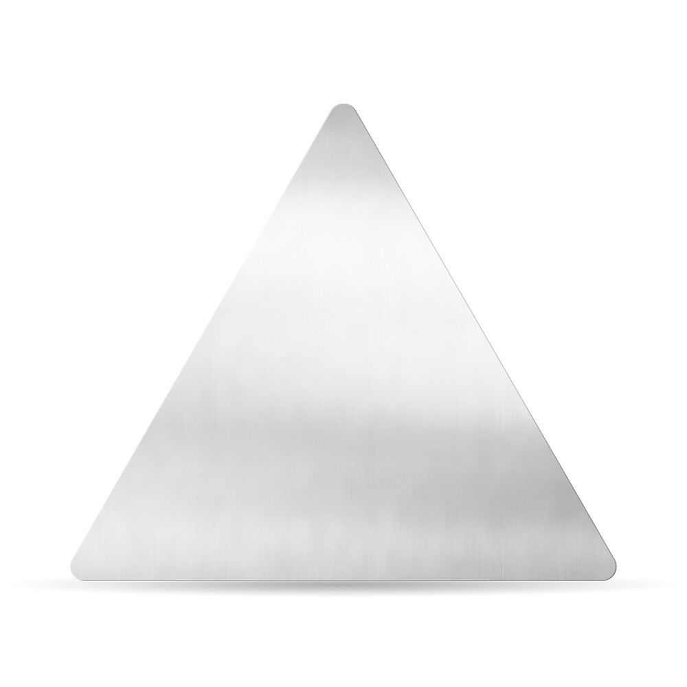 DIBONDtraffic Halbzeug Dreieck Seitenlänge 1260 mm