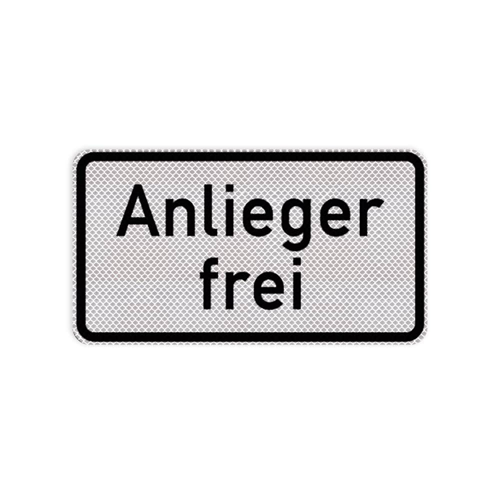 VZ 1020-30 Anlieger frei VZ 1020-30 Anlieger frei