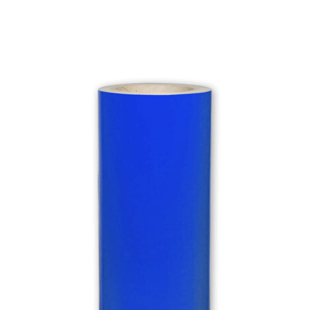 Einzelrolle 3M 580E Reflexfolie in Hellblau, frontal fotografiert