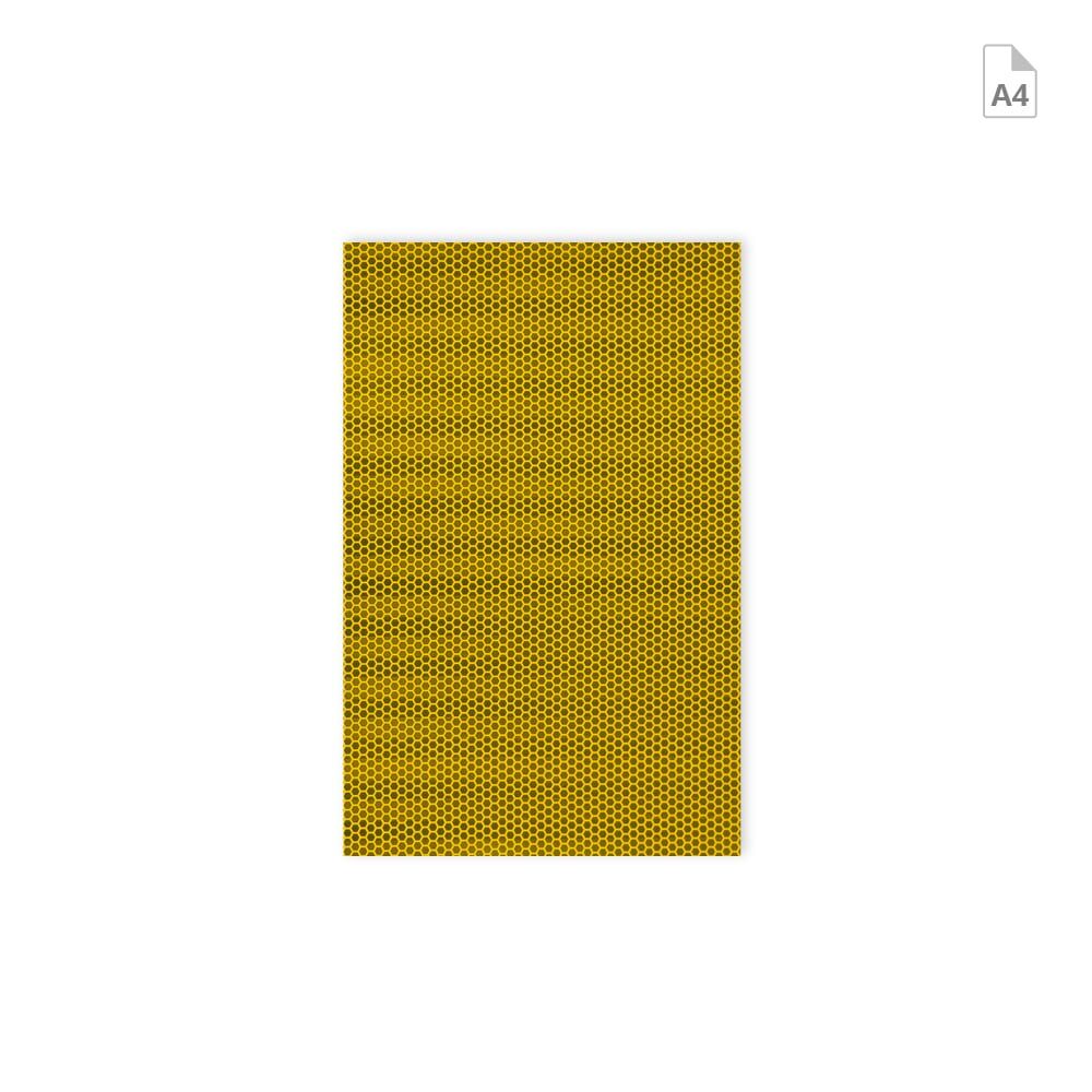 Zuschnitt 3M Reflexfolie 823i DIN A4 gelb