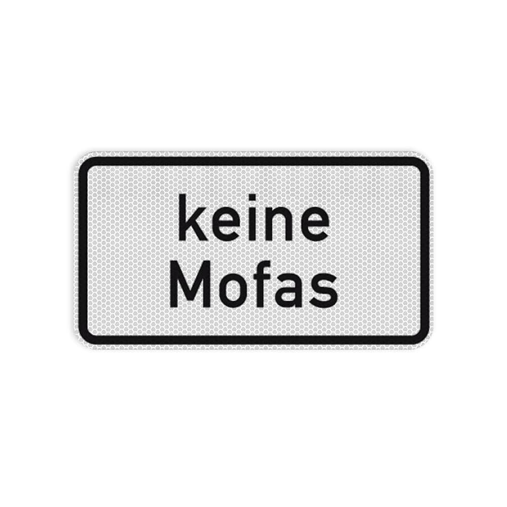VZ 1012-33 Keine Mofas RA 2 231 x 420 mm 3 mm Dibond