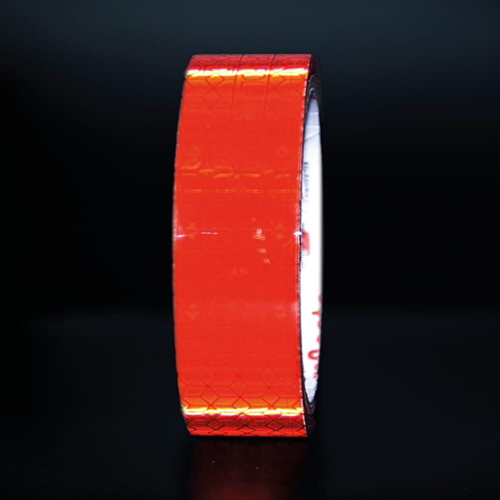 Rote VC104+ RG Rolle 25 mm × 5 m, Reflexeffekt im Dunkeln