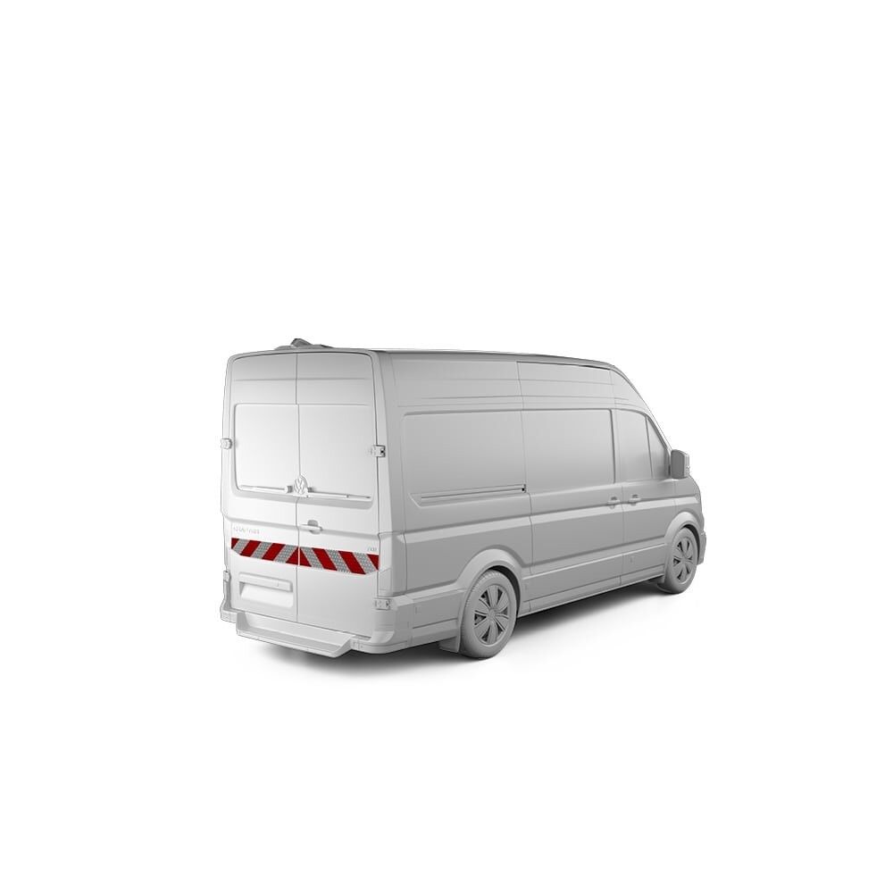VW Crafter mit Heckwarnmarkierung, Baujahr 2017