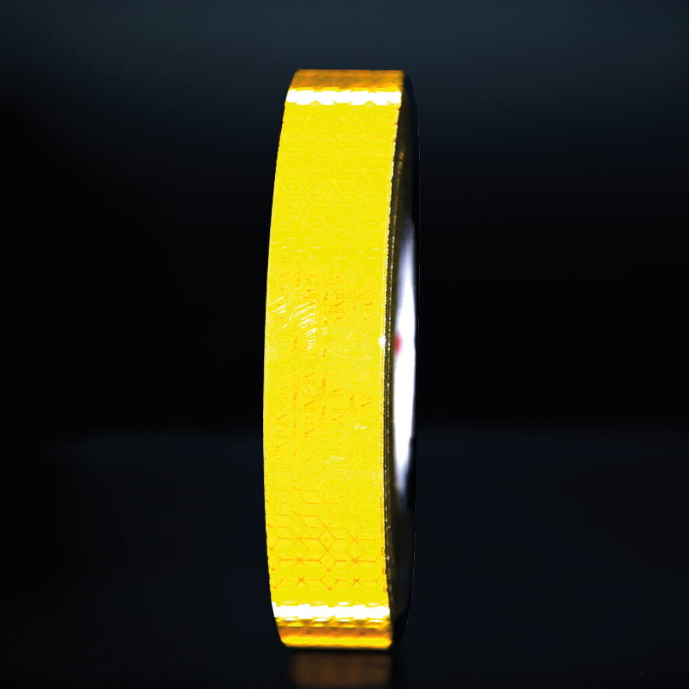 Gelbe VC104+ RG Rolle 25 mm × 50 m, Reflexeffekt im Dunkeln