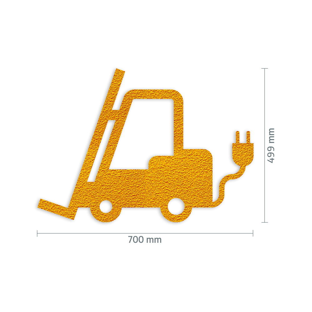 Maßgrafik des Piktogramms, Breite 700 mm, Höhe 499 mm