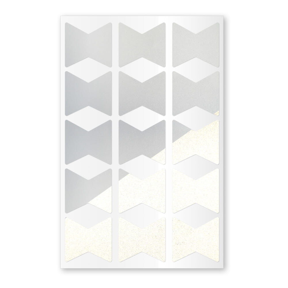 Felgensticker Sanduhr weiß