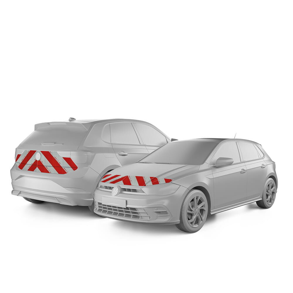 VW Polo VI Front- und Heckmarkierung ab 06.2021