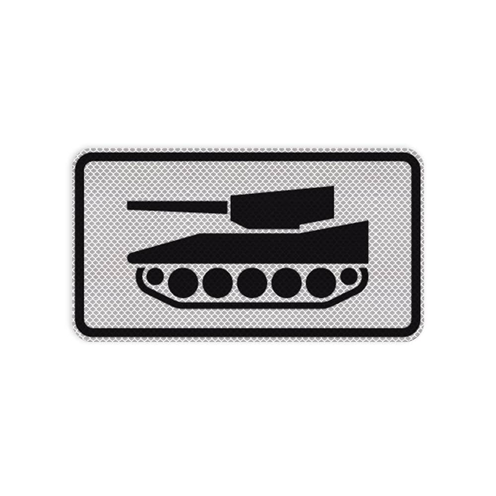 VZ 1049-12 Nur militärische Kettenfahrzeuge VZ 1049-12 Nur militärische Kettenfahrzeuge