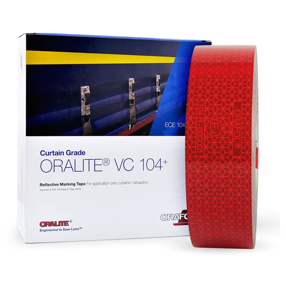 Orafol ORALITE Konturmarkierung VC104+ CG rot 50 mm x 50 m