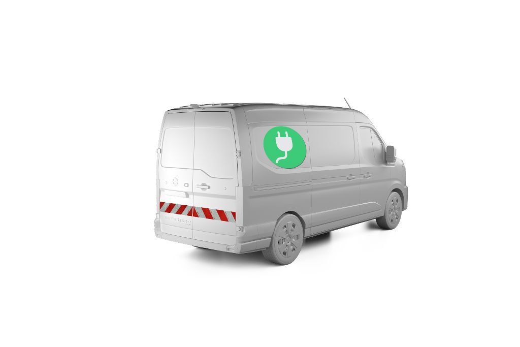 Nissan Interstar-e mit Heckmarkierung, Baujahr 2024