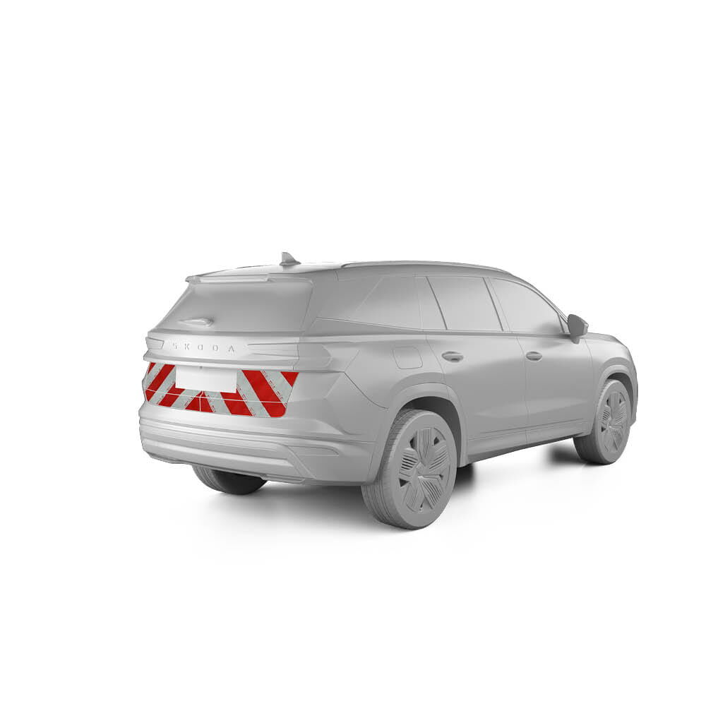 Skoda Kodiaq mit Heckmarkierung, Baujahr 2024