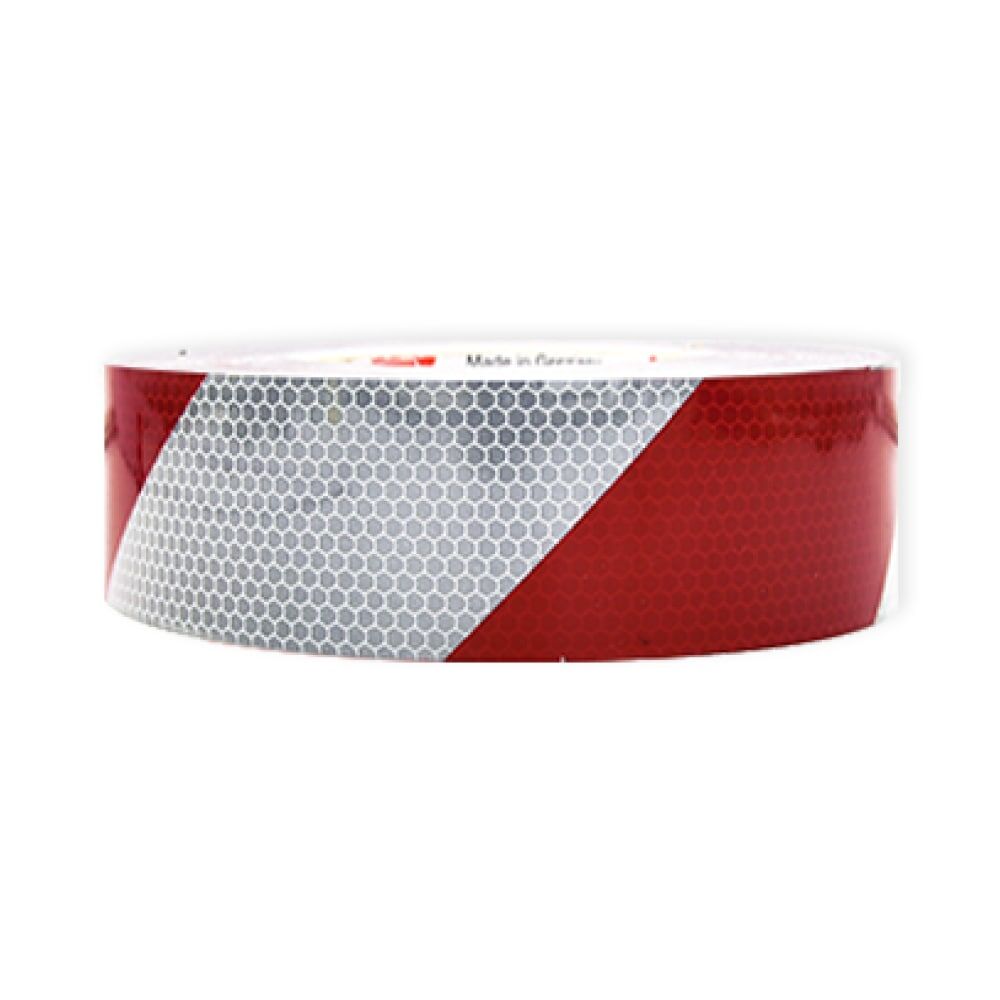 Orafol ORALITE Industrie Warnmarkierung 5831 rot weiß-50 mm / rechtsweisend