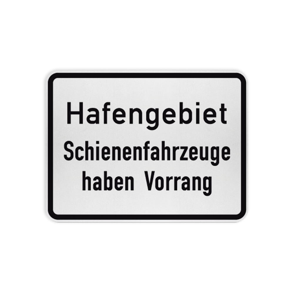 VZ 1008-33 Hafengebiet Schienenfahrzeuge haben Vorrang