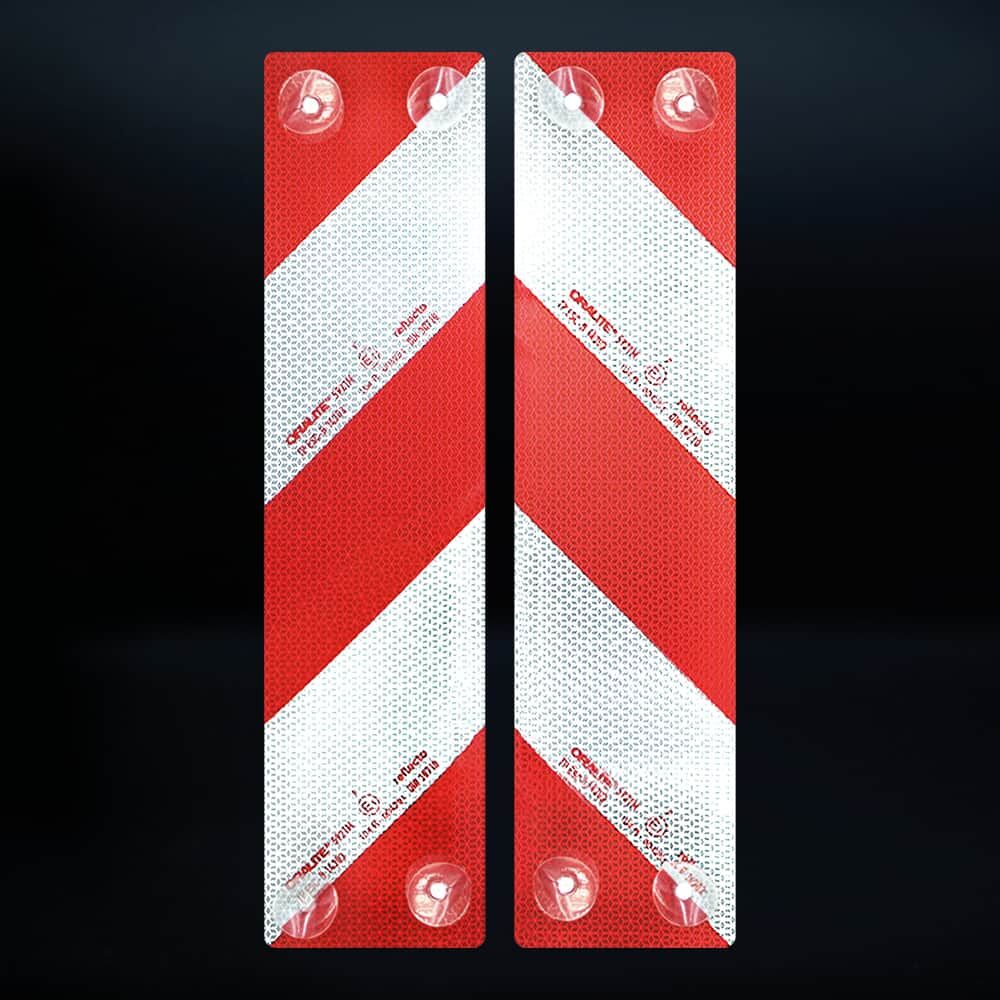 Reflecto 5921M Warnmarkierungselemente, reflektierend, auf schwarzem Hintergrund