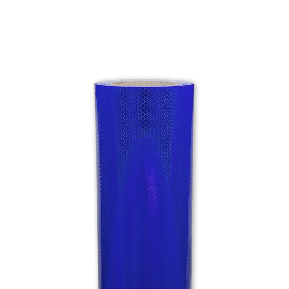 Blaue 3M 4091-Rolle (914 mm), frontale Ansicht der Reflexfolie
