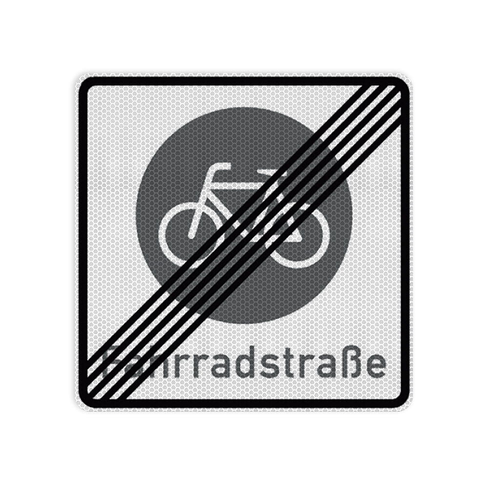 VZ 244.2 Ende einer Fahrradstraße