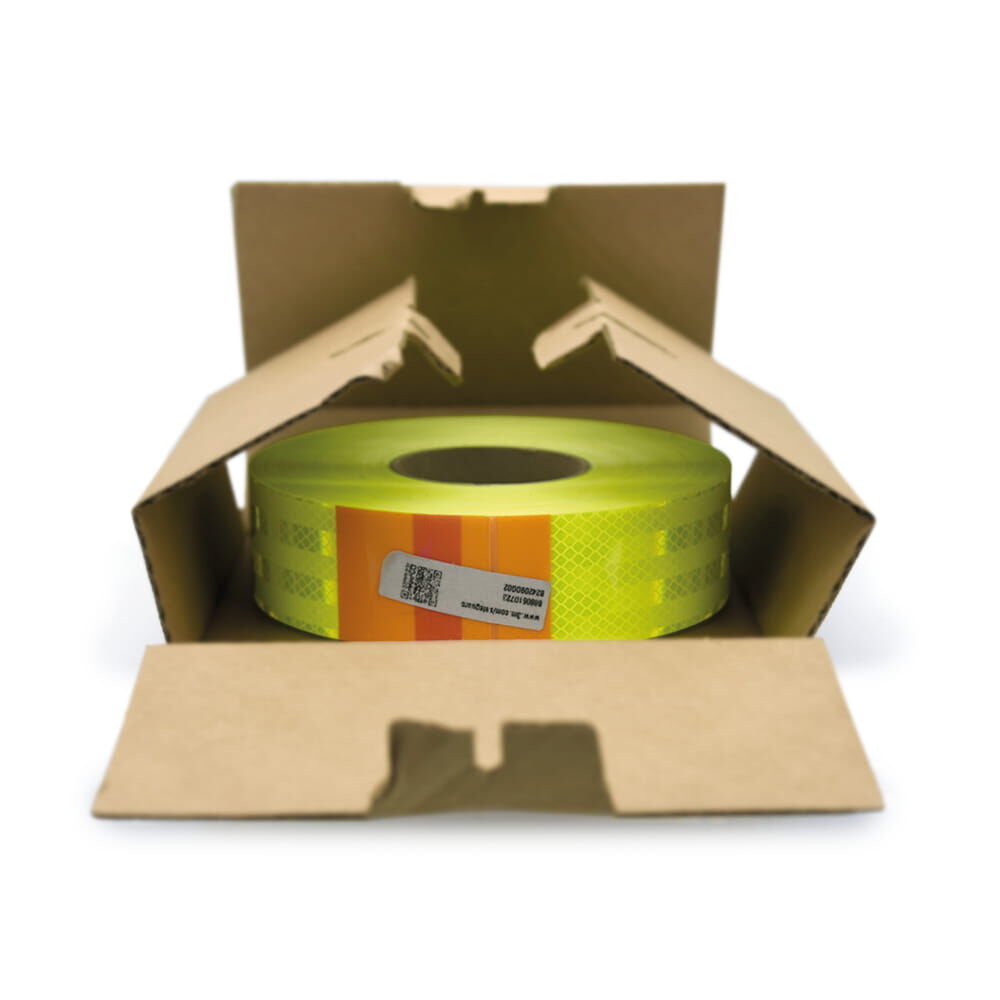 3M Konturmarkierung 983 fluor-lime, Rolle im Versandkarton